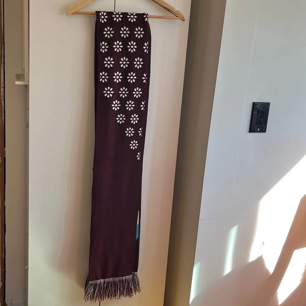 Free People Movement Big League Reversible Scarf in Mahogany NWT